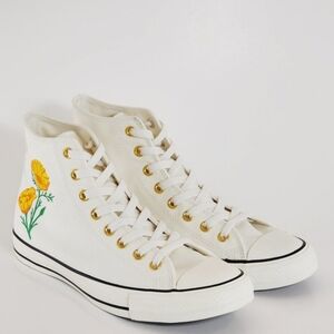 Converse CTAS Hi X You 'Floral Embroidery' Unisex Sneakers 163038C NWT